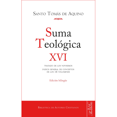 Suma teológica. XVI: Sup. q.69-99. Índice general de los 16 volúmenes