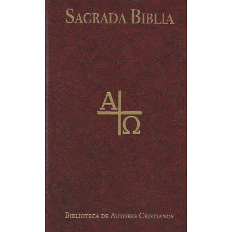 Sagrada Biblia. Versión directa de las lenguas originales (Ed. popular)